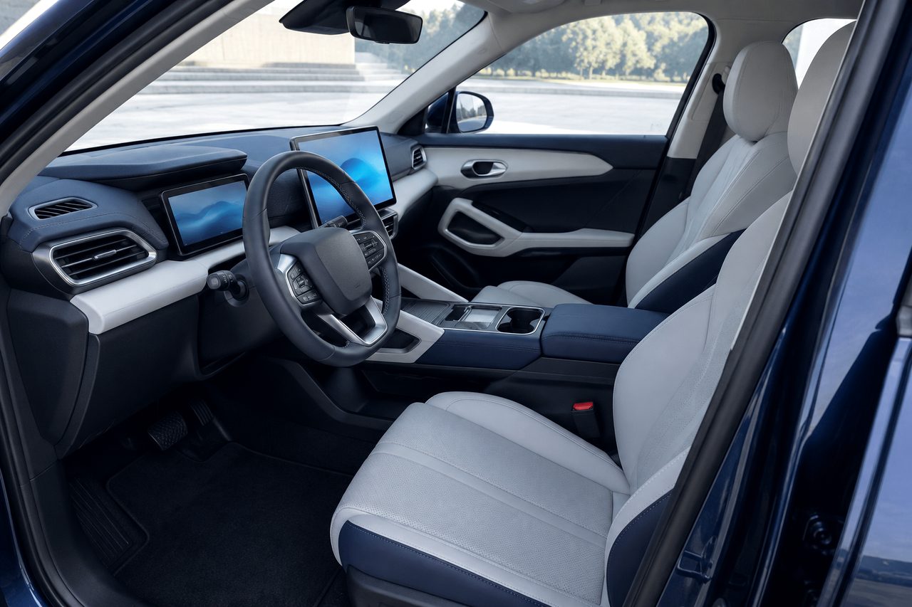 Салон электромобиля BYD Yuan UP